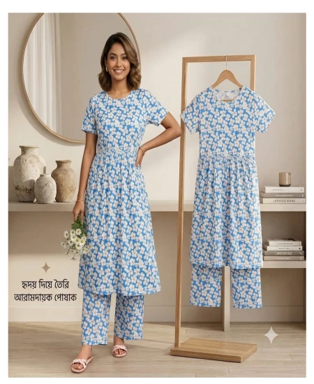 BLUE FLOWER XL